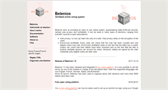 Desktop Screenshot of belenios.org